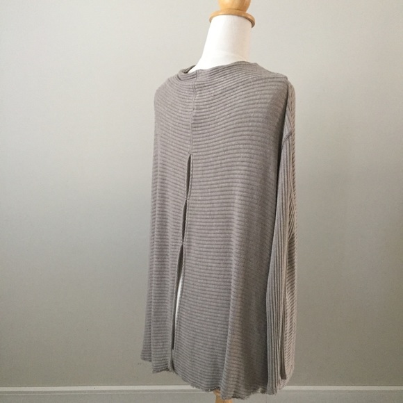 NWOT Free People Lover Rib Split Back Knit, Sz L - Picture 8 of 8